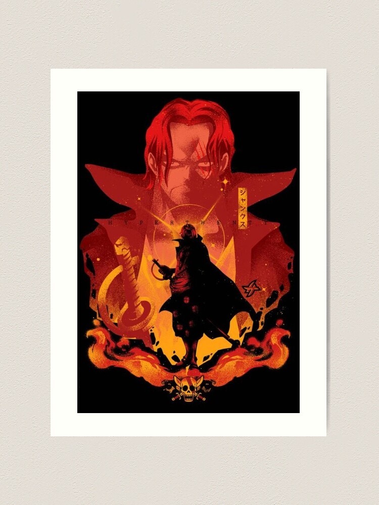 ONE PIECE Red Haired Shanks Reversible Sukajan Embroidery