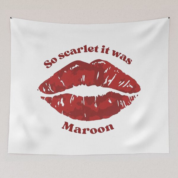 Item preview, red maroon lips designed and sold by rezkiterus77.
