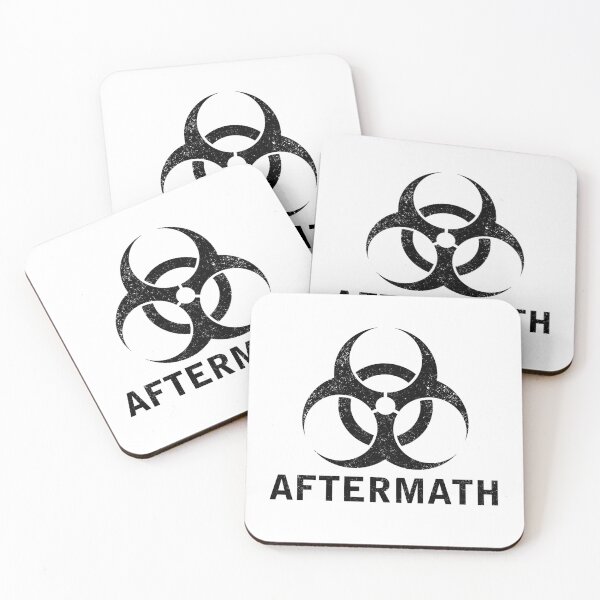 Item preview, aftermath word with Biohazard symbol designed and sold by Dreamakerstudio.