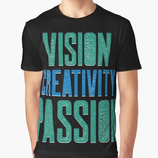 Item preview, Vision, Creativity, Passion designed and sold by SelectShirts.