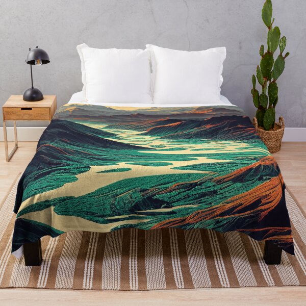 Item preview, Comics book River in mountains, Beautiful Painting designed and sold by mariavision.