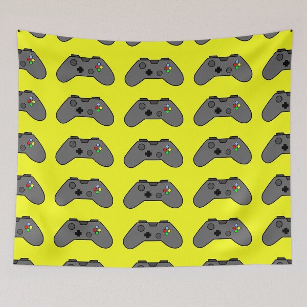 Item preview, Game controller-yellow background  designed and sold by charmednight.