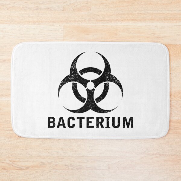 Item preview, BACTERIUM word with Biohazard symbol designed and sold by Dreamakerstudio.