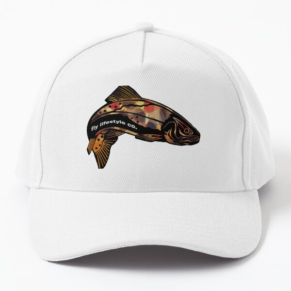 Artistic Trout Fly Fishing Dad Hat