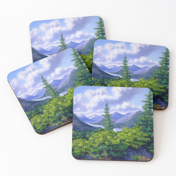 Item preview, A Serene Mountain Range designed and sold by rayhanzo18.