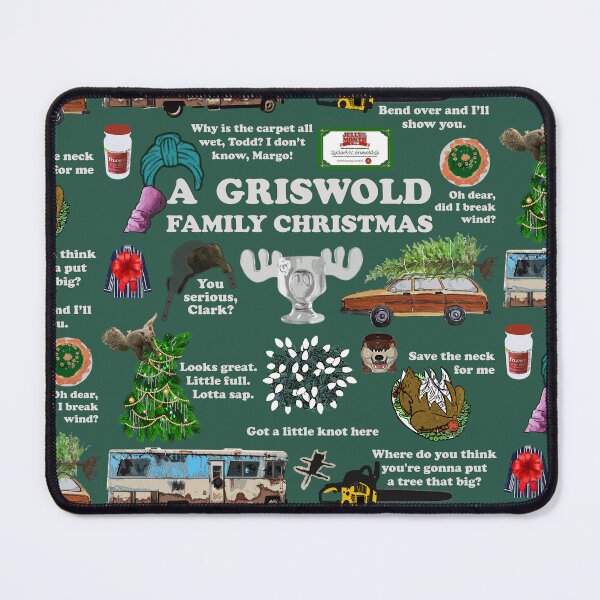 Item preview, Vintage Green Christmas Vacation Holiday Family Traditions designed and sold by happyholidayfan.
