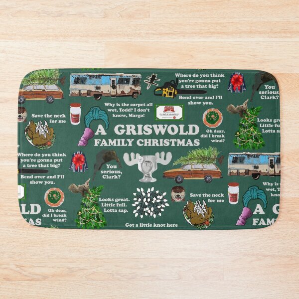Item preview, Vintage Green Christmas Vacation Holiday Family Traditions designed and sold by happyholidayfan.