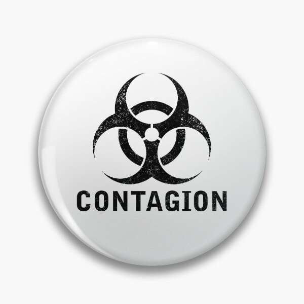 Item preview, CONTAGION word with Biohazard symbol designed and sold by Dreamakerstudio.