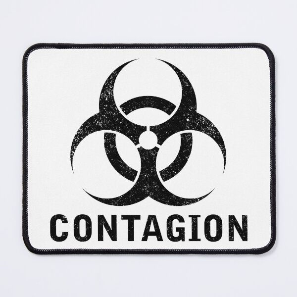 Item preview, CONTAGION word with Biohazard symbol designed and sold by Dreamakerstudio.