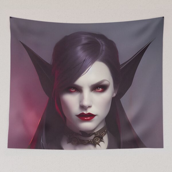 Item preview, Beautiful Vampire Bride Brunette Red Gold designed and sold by Eliteijr.