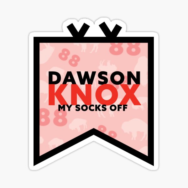 Dawson Knox Away Jersey Sticker for Sale by designsheaven