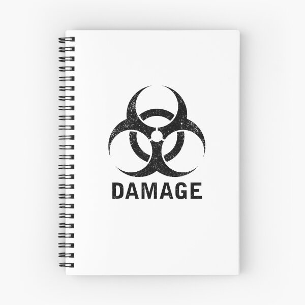 Item preview, DAMAGE word with Biohazard symbol designed and sold by Dreamakerstudio.