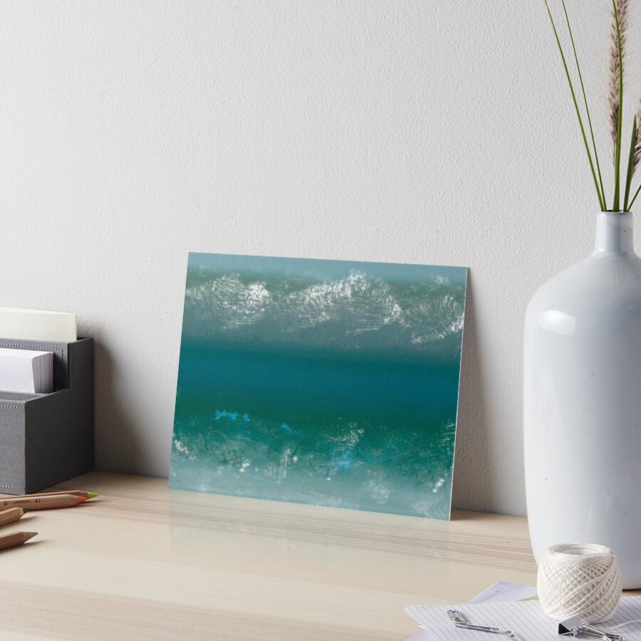 Abstract Lake | Horizon of Understanding Series Art Board Print