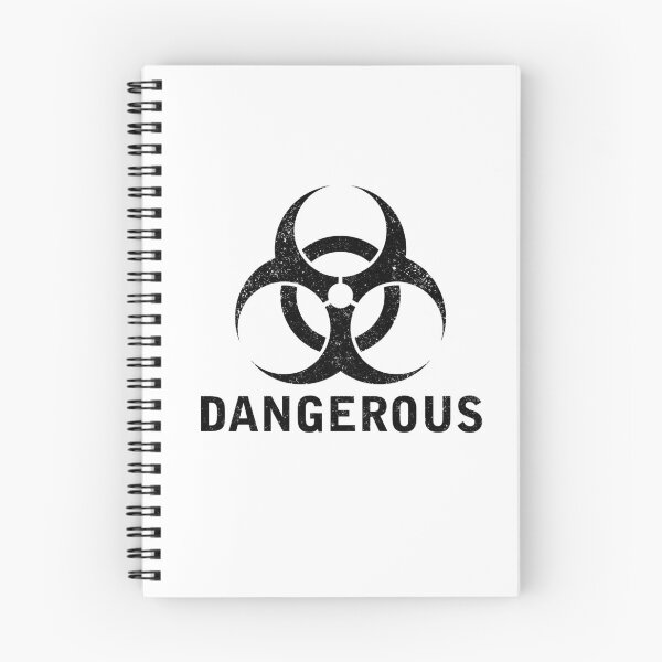 Item preview, DANGEROUS word with Biohazard symbol designed and sold by Dreamakerstudio.