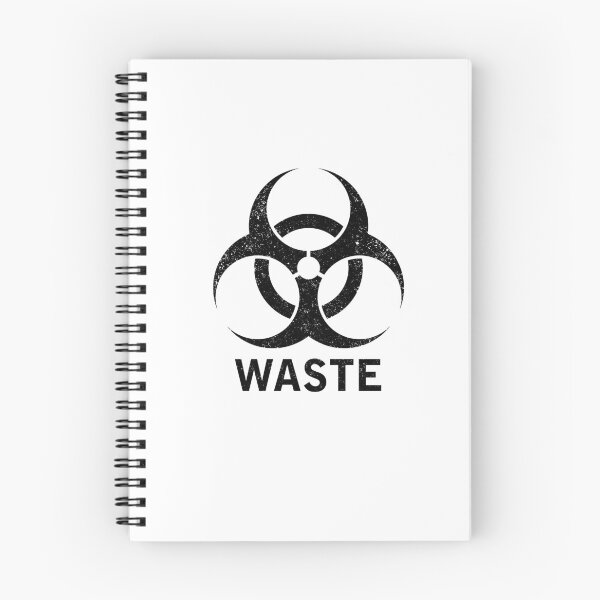 Item preview, Waste word with Biohazard symbol designed and sold by Dreamakerstudio.