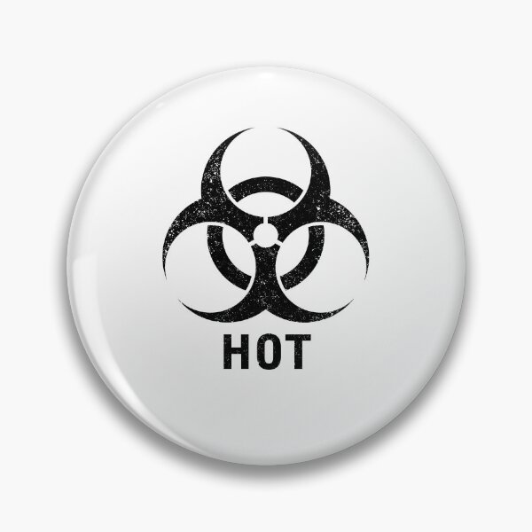 Item preview, Hot word with Biohazard symbol designed and sold by Dreamakerstudio.