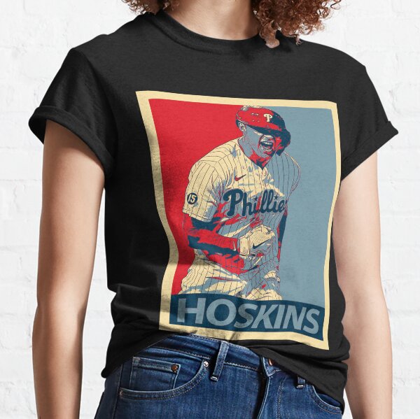Men's Nike Rhys Hoskins Royal Philadelphia Phillies Name & Number T-Shirt