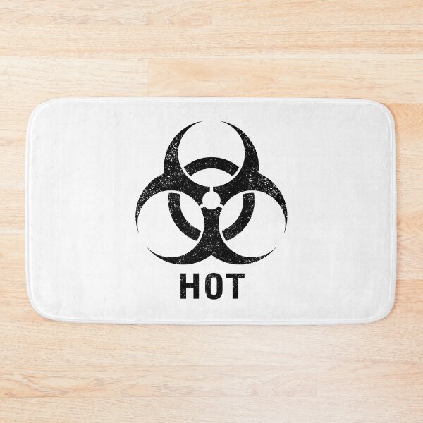 Item preview, Hot word with Biohazard symbol designed and sold by Dreamakerstudio.