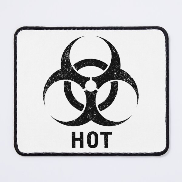 Item preview, Hot word with Biohazard symbol designed and sold by Dreamakerstudio.