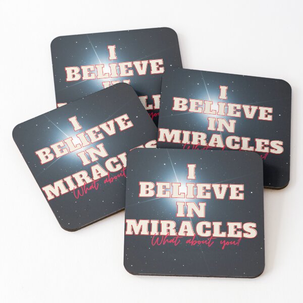 Item preview, I Believe in Miracles - Inspirational Words designed and sold by CrushOnCovers.
