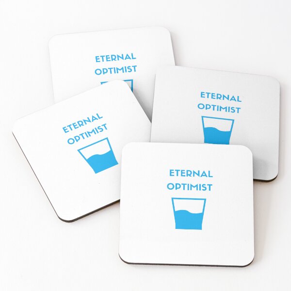 Item preview, ETERNAL OPTIMIST - glass half full designed and sold by Inspirationmotivation.