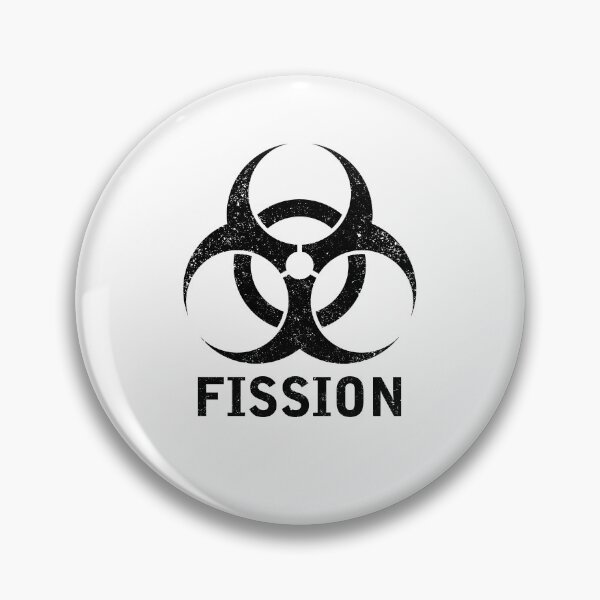 Item preview, FISSION word with Biohazard symbol designed and sold by Dreamakerstudio.