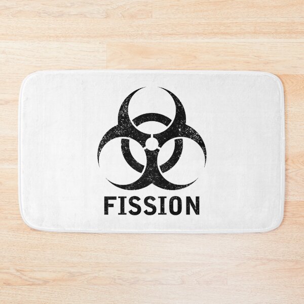 Item preview, FISSION word with Biohazard symbol designed and sold by Dreamakerstudio.