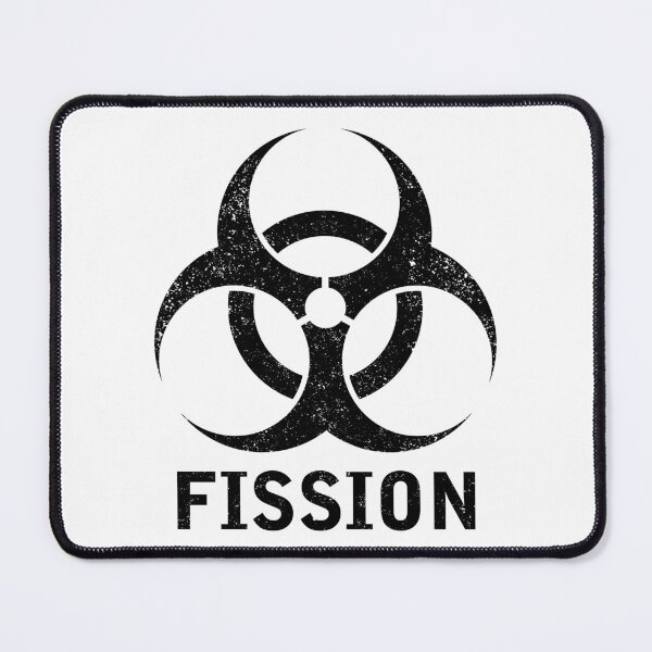 Item preview, FISSION word with Biohazard symbol designed and sold by Dreamakerstudio.