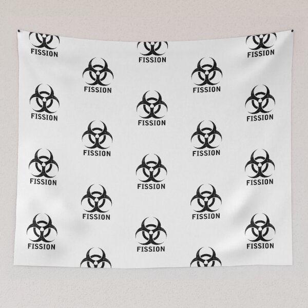 Item preview, FISSION word with Biohazard symbol designed and sold by Dreamakerstudio.
