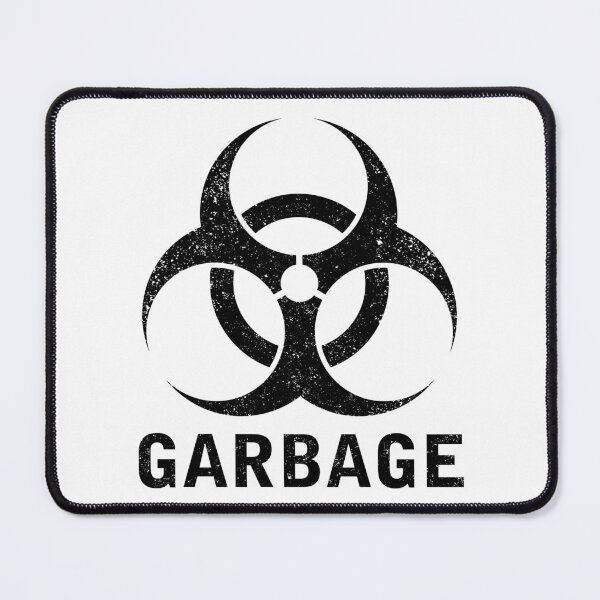 Item preview, GARBAGE word with Biohazard symbol designed and sold by Dreamakerstudio.