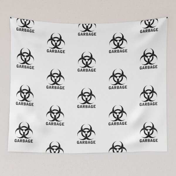 Item preview, GARBAGE word with Biohazard symbol designed and sold by Dreamakerstudio.