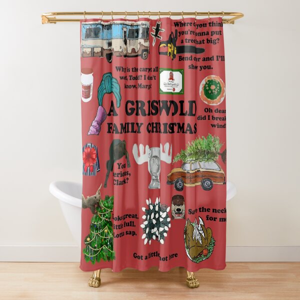 Buying Christmas Vacation Movie Merchandise Ugly Sweater Rusty Griswold Home Decorations Shower Curtains you serious clark cousin family 1989