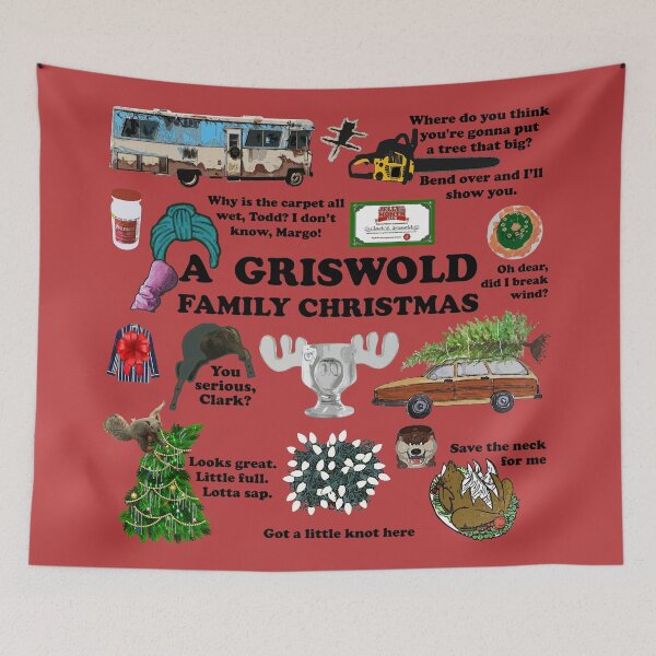 Item preview, Funny Christmas Family Winter Vacation Retro Red Christmas designed and sold by happyholidayfan.