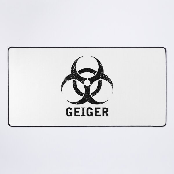 Item preview, GEIGER word with Biohazard symbol designed and sold by Dreamakerstudio.