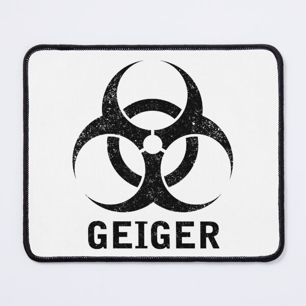 Item preview, GEIGER word with Biohazard symbol designed and sold by Dreamakerstudio.