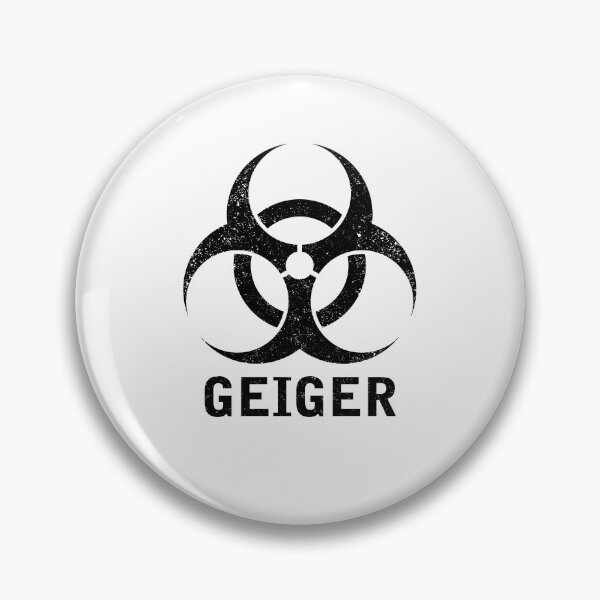 Item preview, GEIGER word with Biohazard symbol designed and sold by Dreamakerstudio.