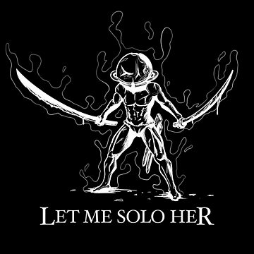 Let Me Solo Her Elden Ring Vinyl Sticker 