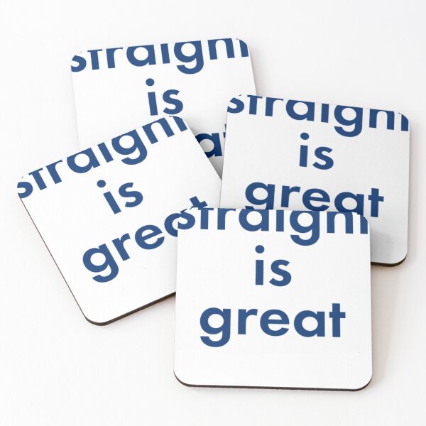 Item preview, 'straight is great' but I'm a cheerleader  designed and sold by DENEANBATES.