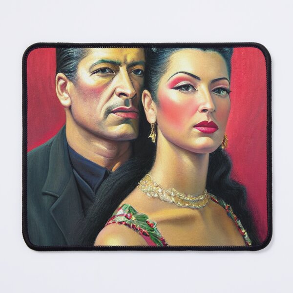 Item preview, Dramatic Mexican Couple, 1950’s style Illustration designed and sold by The-11th-Floor.