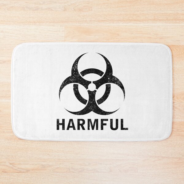 Item preview, HARMFUL word with Biohazard symbol designed and sold by Dreamakerstudio.