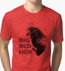 Big Red Hen Logo Tri-blend T-Shirt