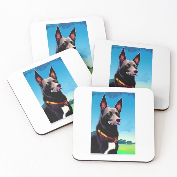 Item preview, Australian kelpie designed and sold by GroovyDino.