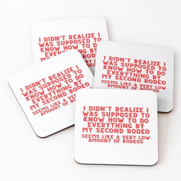 Item preview, Not My First Rodeo Cowboy Sticker Red designed and sold by hannahbsavv.