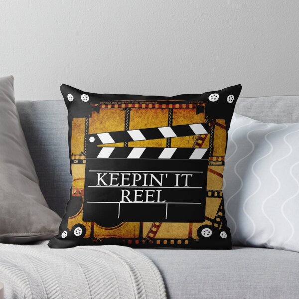 Item preview, Funny "Keepin' It Reel" clapper board motif film designed and sold by Write-to-Rebel.