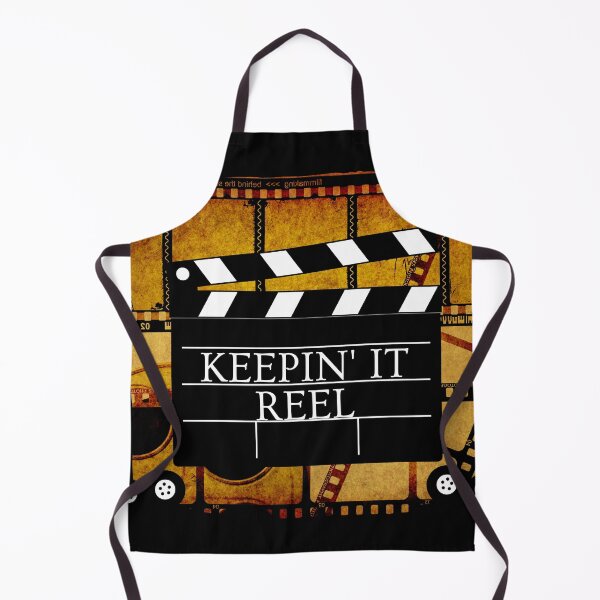 Item preview, Funny "Keepin' It Reel" clapper board motif film designed and sold by Write-to-Rebel.