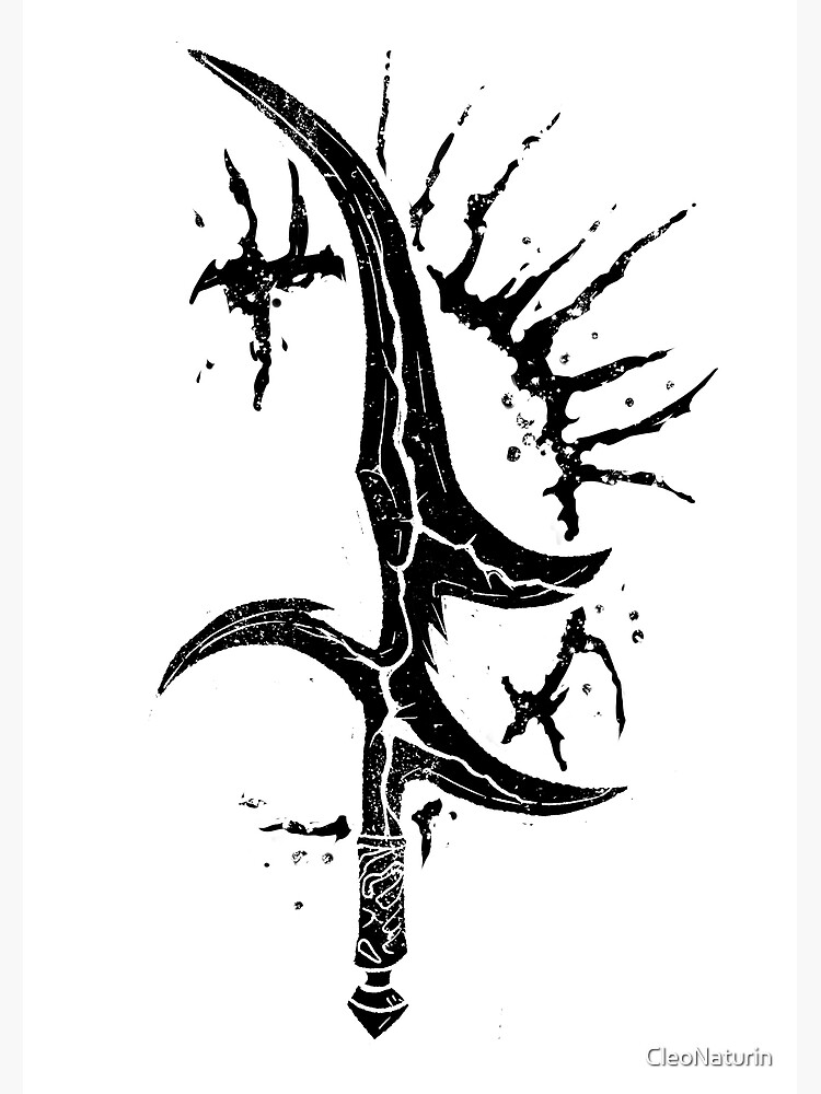 "Elden Ring Black Knife" Poster for Sale by CleoNaturin Redbubble