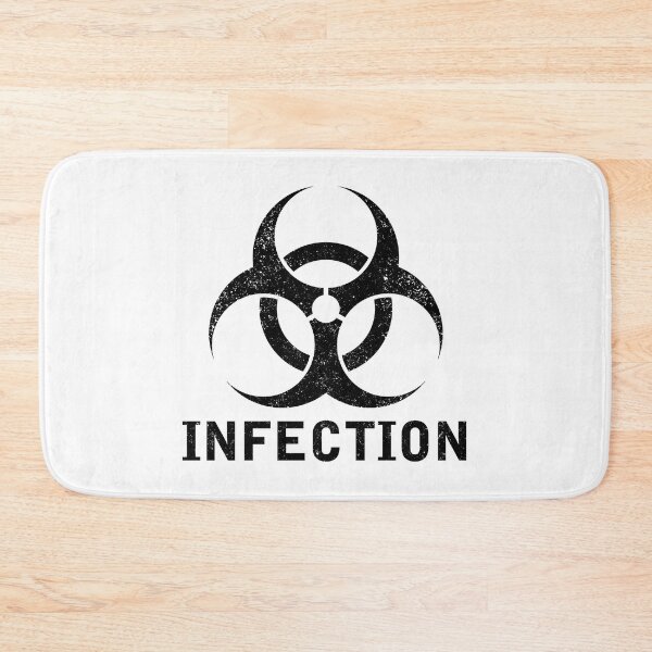 Item preview, INFECTION word with Biohazard symbol designed and sold by Dreamakerstudio.