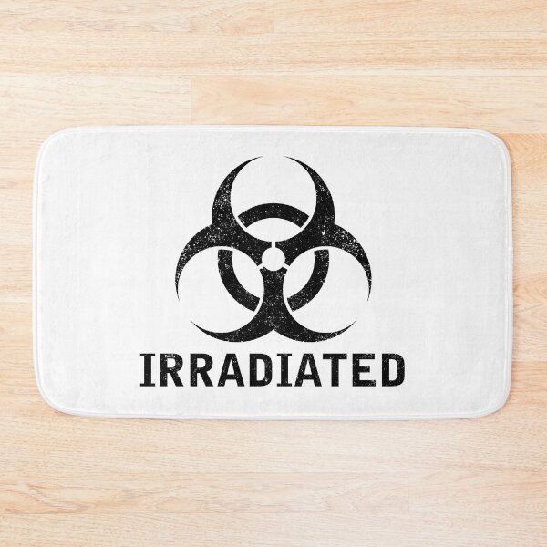 Item preview, IRRADIATED word with Biohazard symbol designed and sold by Dreamakerstudio.