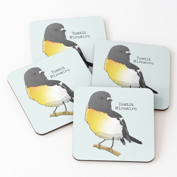 Item preview, Tomtit Mirimiro New Zealand Bird designed and sold by piedaydesigns.