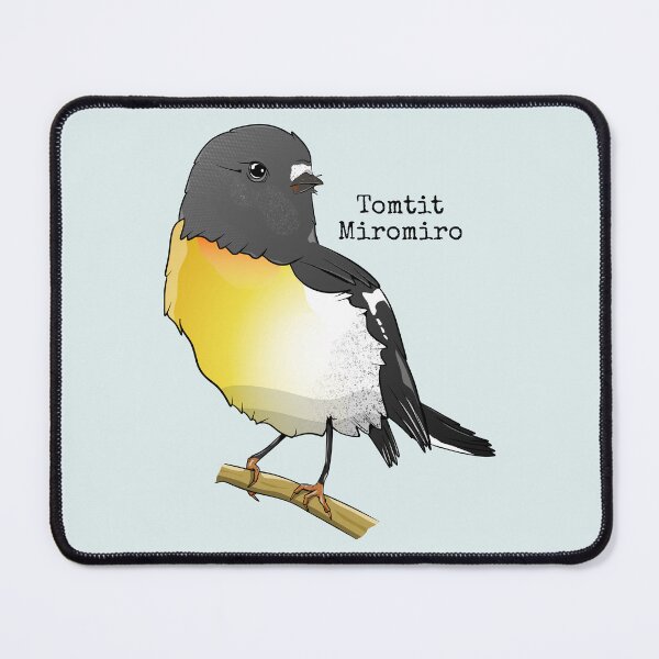 Item preview, Tomtit Mirimiro New Zealand Bird designed and sold by piedaydesigns.